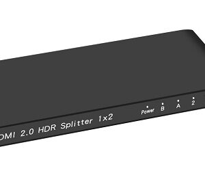 Splitter HDMI 1x2, 18G HDMI 2.0 4K2K@60Hz con Downscaling