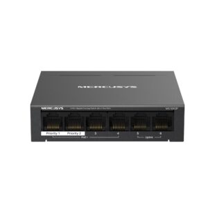 Mercusys 6-Port Gigabit Desktop Switch with 4-Port PoE+ MS106GP