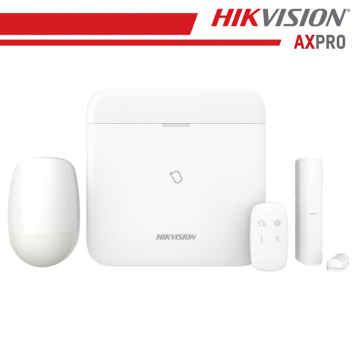 Hikvision Kit Impianto d'allarme Wireless - DS-PWA96-Kit-WE