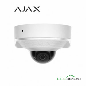 Ajax Telecamera Dome Mini 5Mp/2.8mm Bianca